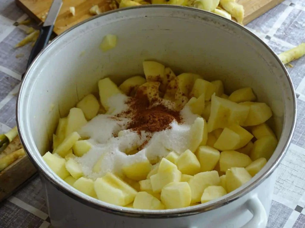 Appelmoes maken